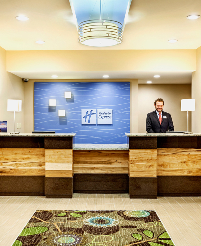 Lobby of the Holiday Inn Express Charleston Ashley River by KPS Group Inc