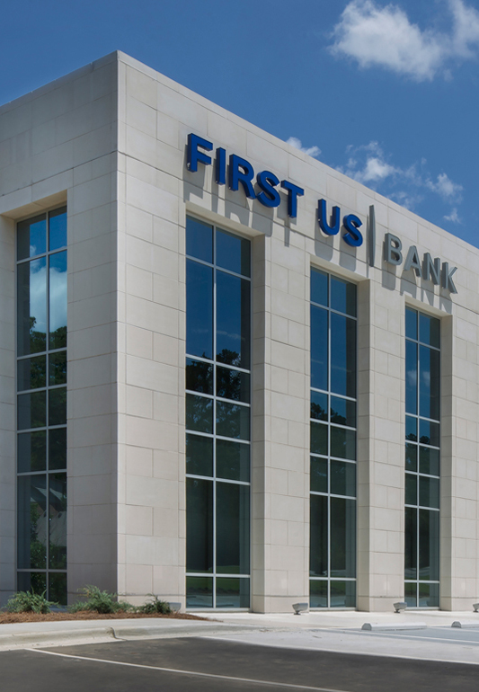 Pump House Plaza 40,000sf new commercial building in Birmingham anchored by First US Bank - KPS Group Inc